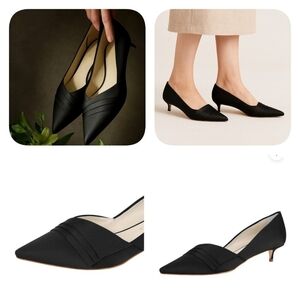 Something Bleu Brenna Kitten Heel HANDCRAFTED IN ITALY BY ARTISAN SHOEMAKERS